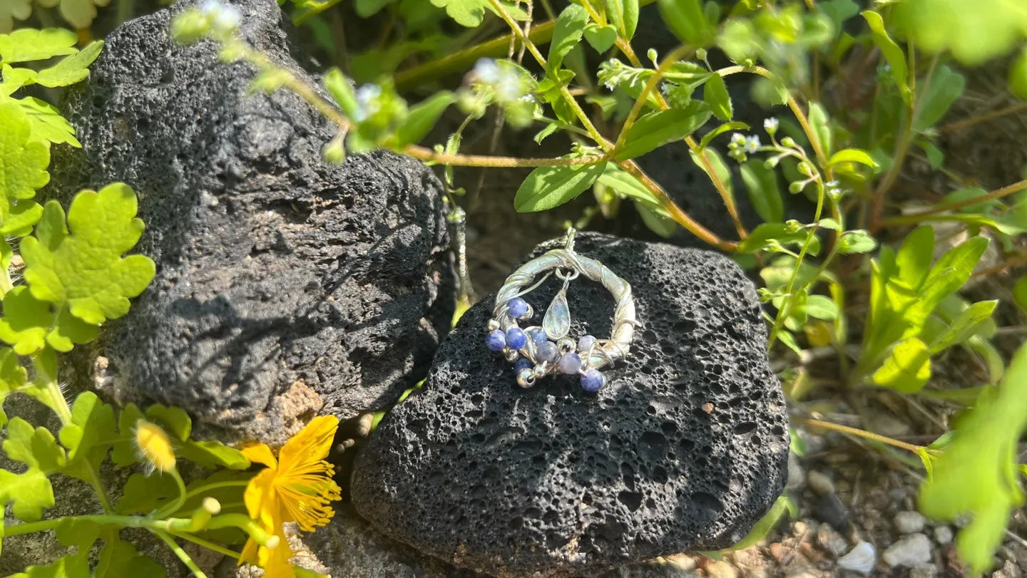 포도 덩굴 목걸이(grape vine necklace) nawoljewelry