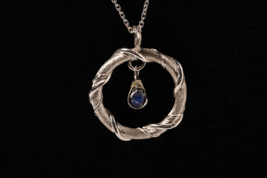문스톤 덩굴 목걸이(Moonstone Vine Necklace) nawoljewelry