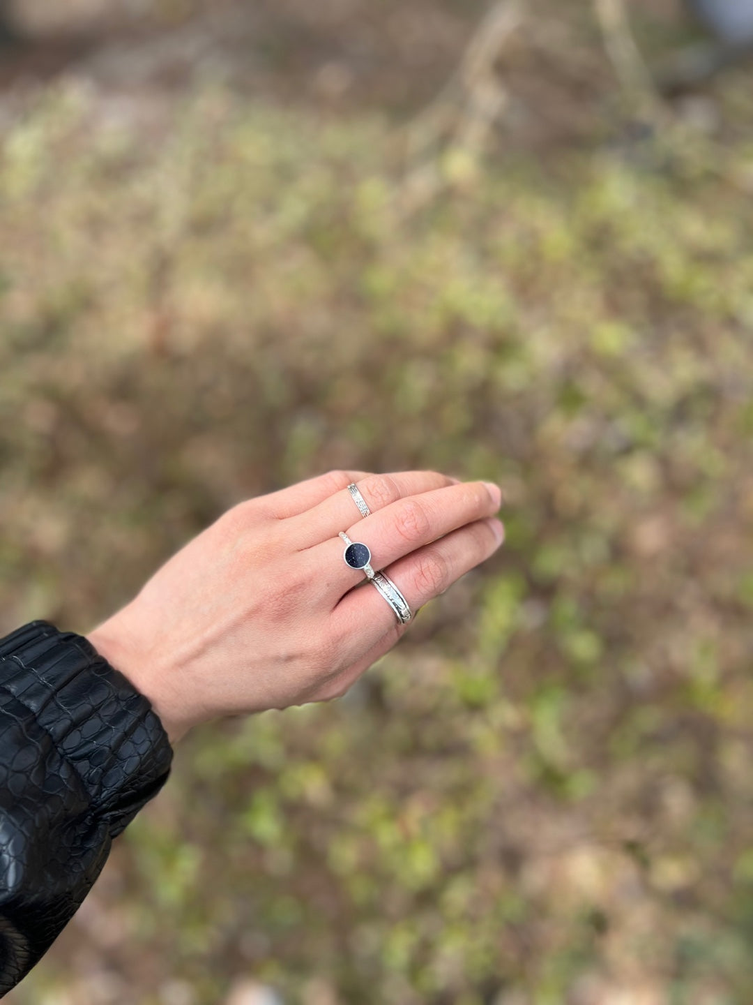 별 밤 반지 (Starlit Night Ring) nawoljewelry