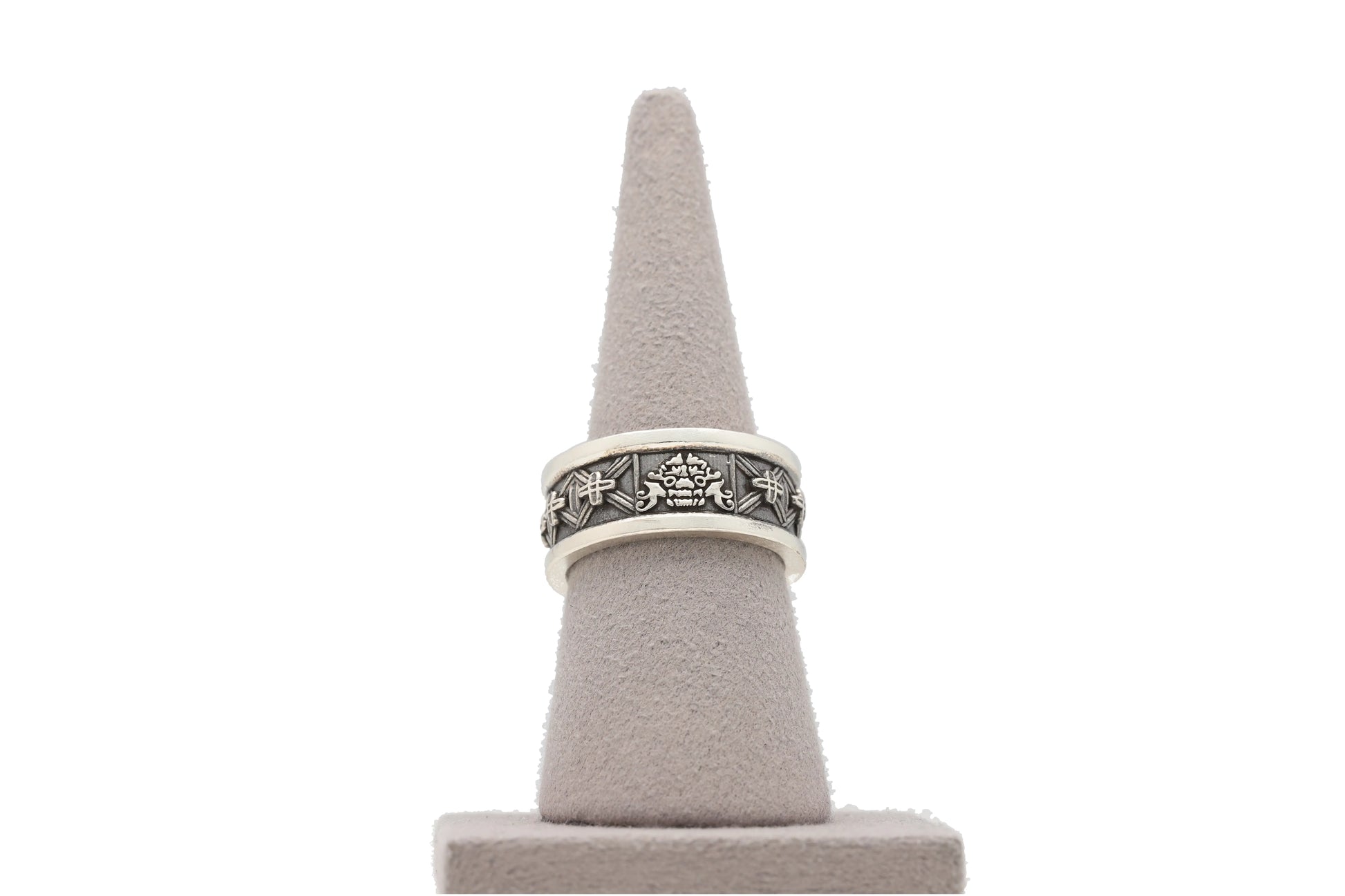 귀면 창호 문양 반지(Gwinyeon Lattice Ring) nawoljewelry