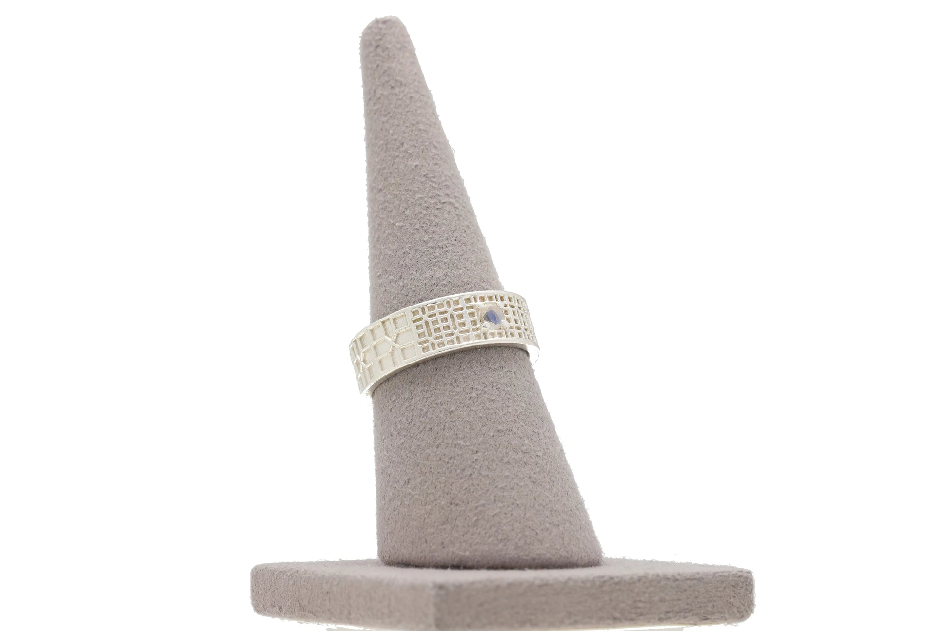 문스톤 귀갑살 창호 반지 nawoljewelry