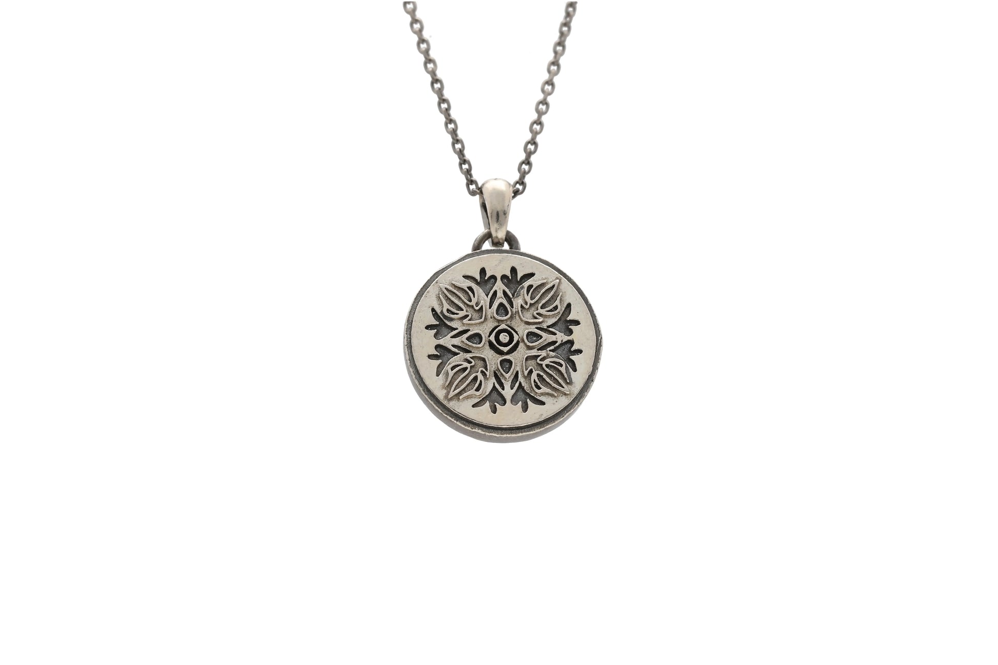 원형 단청 목걸이 Classic(Classic Dancheong Pendant) nawoljewelry