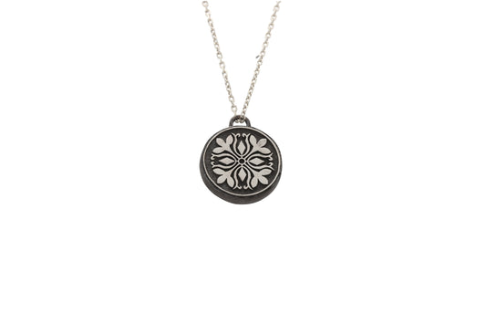 원형 단청 목걸이 Harmony (Harmony Dancheong Pendant) nawoljewelry